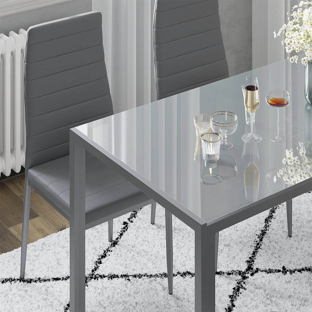 Vicco Sedie Grigio 42.5 x 48 cm Set di 4