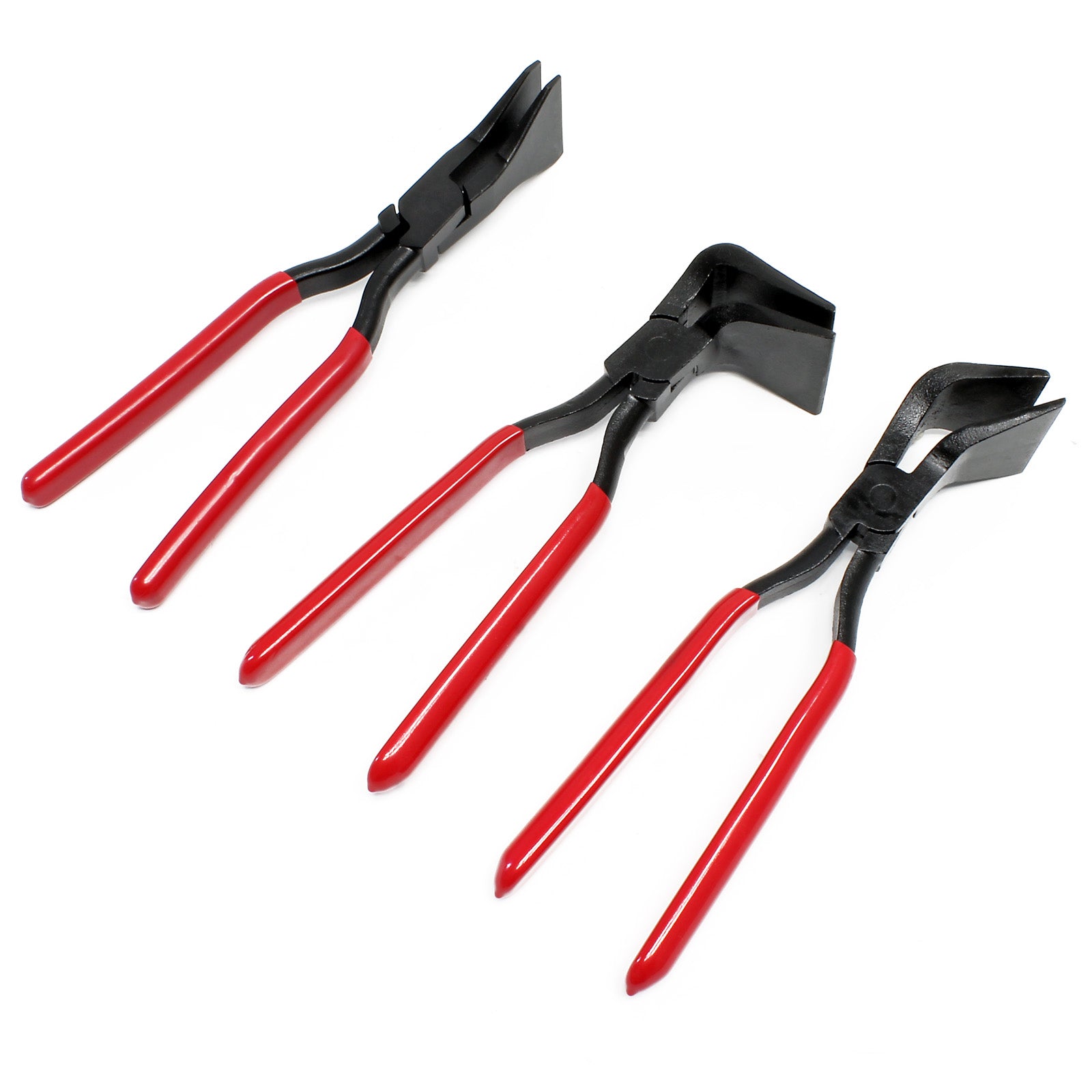 Set tre pinze da aggraffatura 0° 45° e 90° larghezza ganasce 55 mm per piegare lamiere