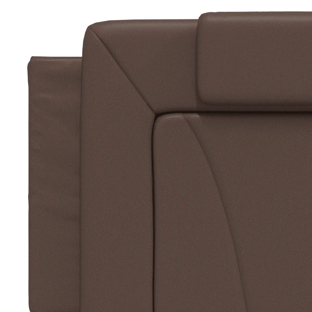 Cuscino Testiera Viana Marrone 160 cm in Similpelle CFW8386907