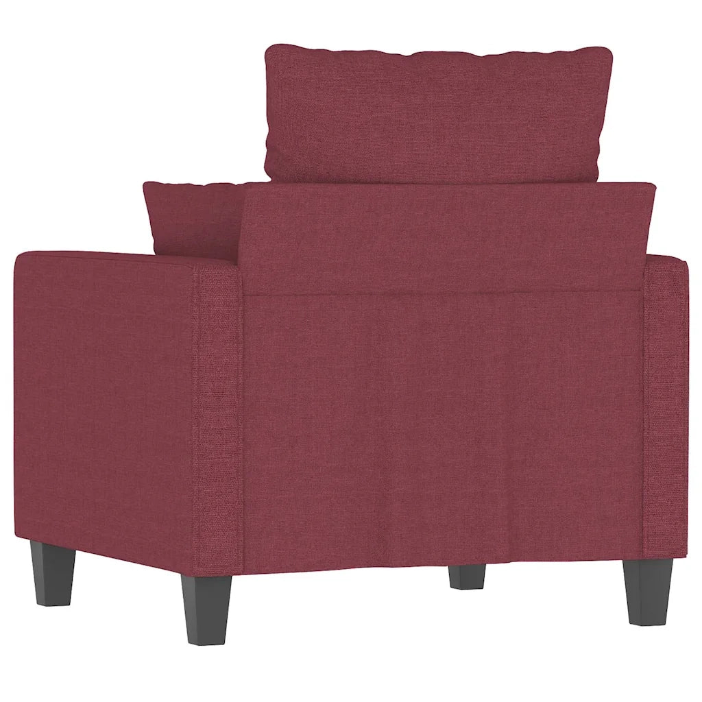 Divano Sedia-Poltrona Rosso Vino 60 cm in Tessuto 290033