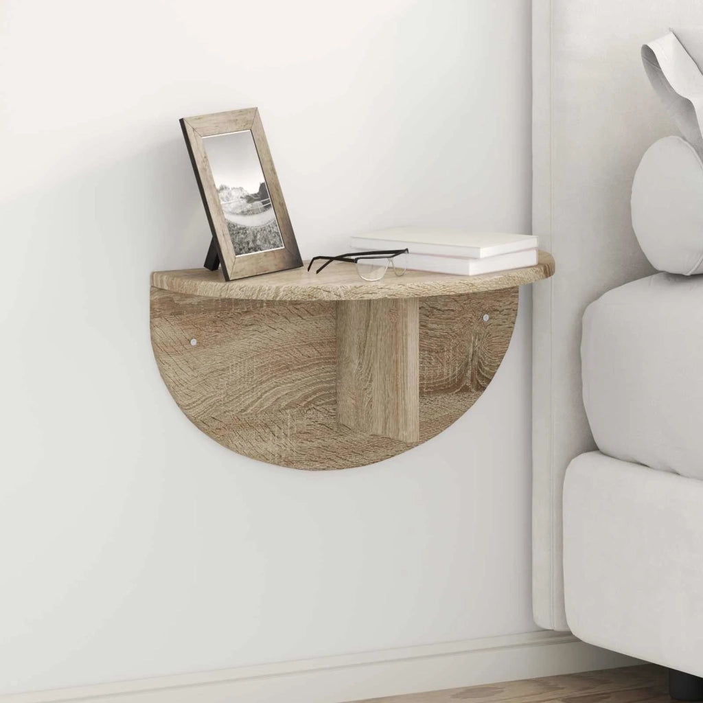 Scaffale da parete 2 pcs Rovere Sonoma 48 x 24 x 24 cm