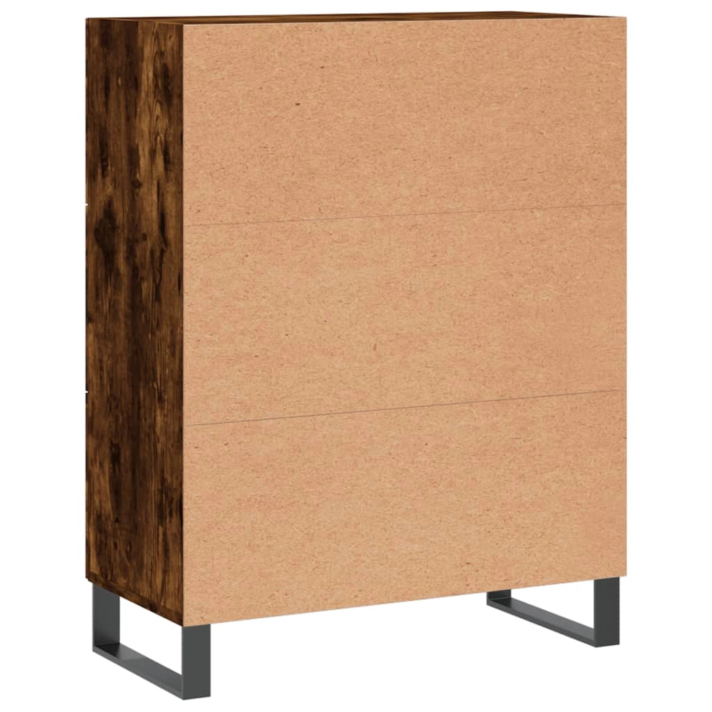 Buffet credenza cassettiera armadio mobile contenitore organizer per cucina soggiorno salotto 69,5 x 34 x 90 cm legno ingegnerizzato marrone 02_0031069