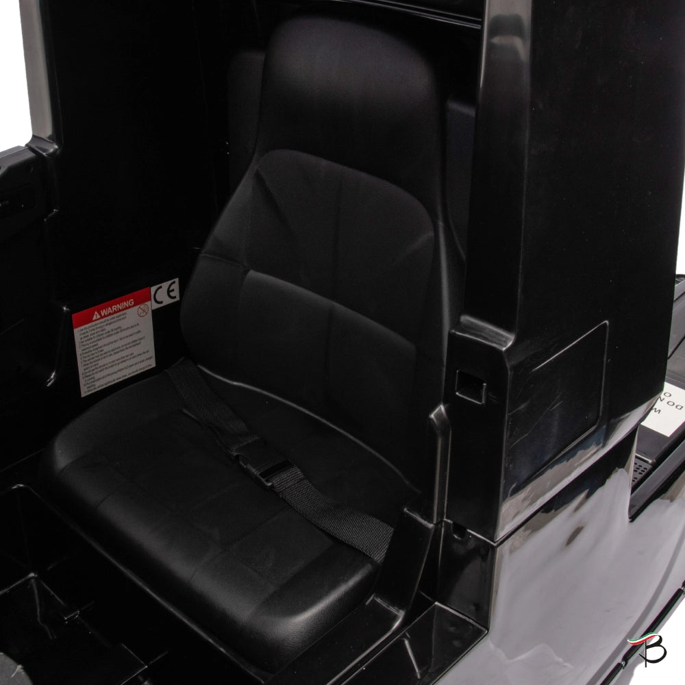 Camion Elettrico Per Bambini  Scania 24V Porte Apribili-Nero