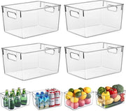 Organizzatore per congelatore trasparente - Ripiegabile - Senza BPA - 29 x 20 x 155 cm