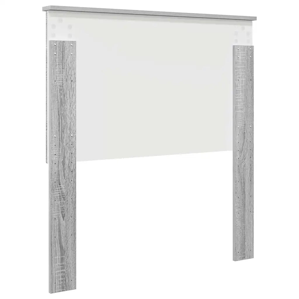 Testiera-Testata-Testiera Decorativa Grigio Sonoma 90 cm Legno multistrato 812909