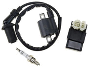 Bobina a Scintilla 6 Pin - Sostituzione per GY6 50cc/150cc - CDI - Bobina - Relè Solenoide - Energia di Accensione Elevata - Avviatore di Accensione