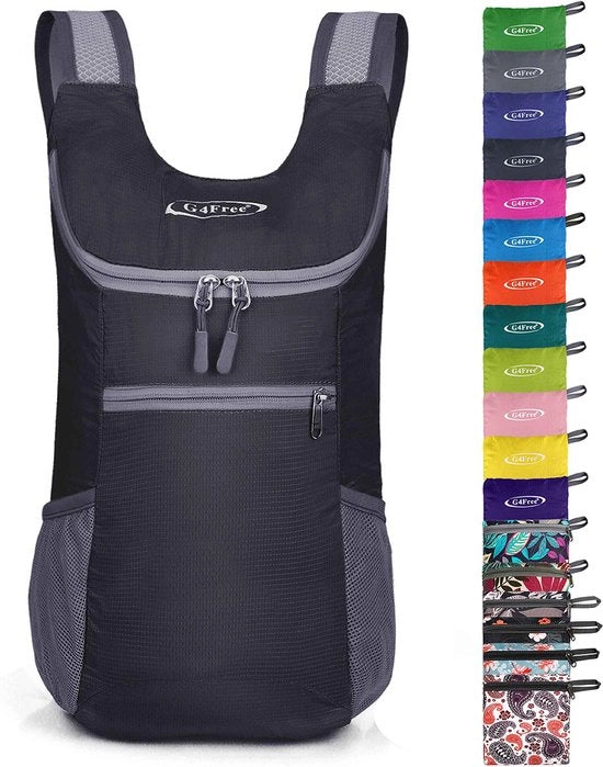 Zak da viaggio opaccia, 11 l/130 g, unisex, borsa da giorno, piccola borsa da viaggio, borsa da trekking per escursioni e bicicletta