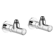 VALVOLA + DETENTORE A SQUADRA TERMOSTATIZZABILE CROMO- 1/2 23 p.1,5 Cromo- CALEF- pezzi 1