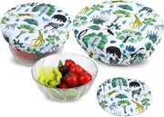 Set di 3 Coperture Riciclabili per Contenitori di Cibo