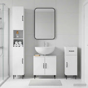 Set di armadietti da bagno in 3 pezzi HAARLEM 3417859