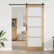 Porta Interna con Vetro ORKDAL Marrone 93 x 232 cm 4102707