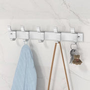 Haken per Abbigliamento per Armadio - Argento - Alluminio - 31 x 3 cm - Set da 1 - Gancio per Parete con Hanger Mobili