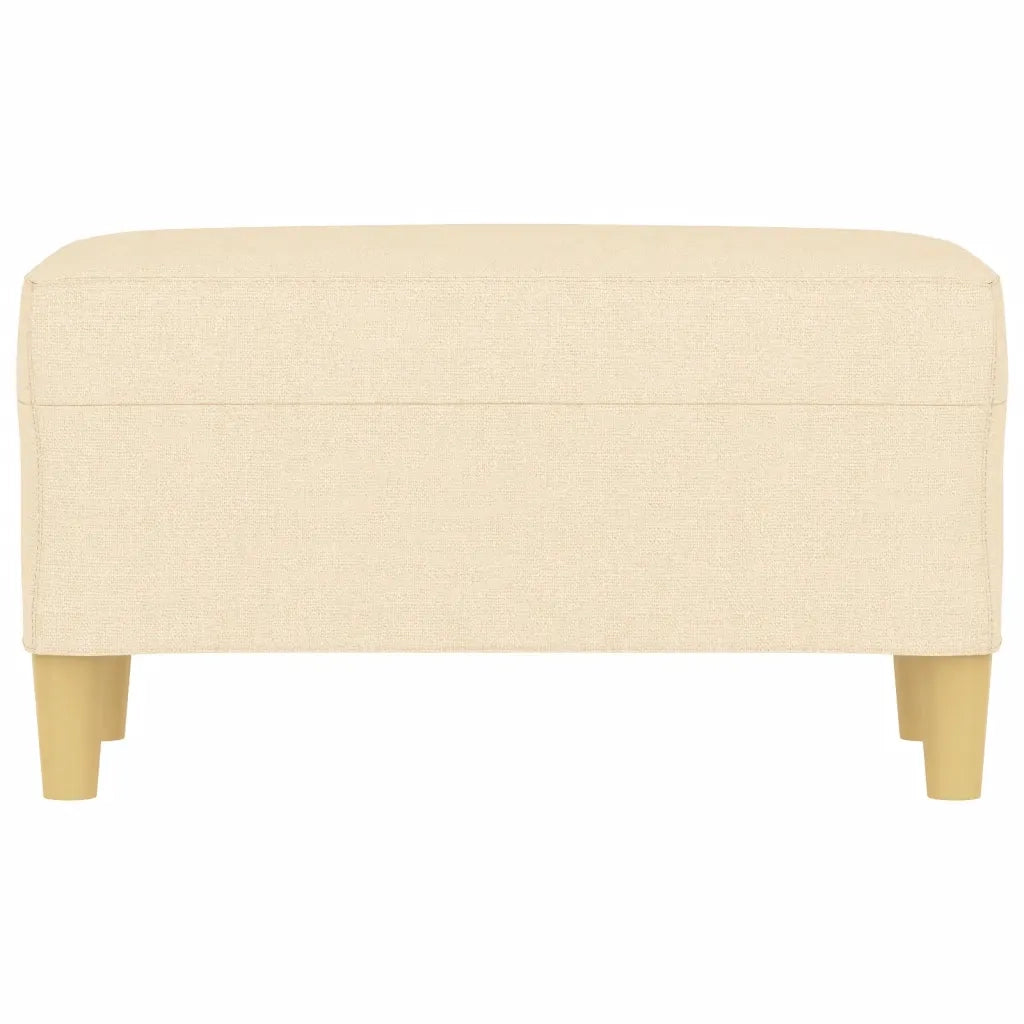 Panca crema 70x35x41 cm in Tessuto CFW7818215