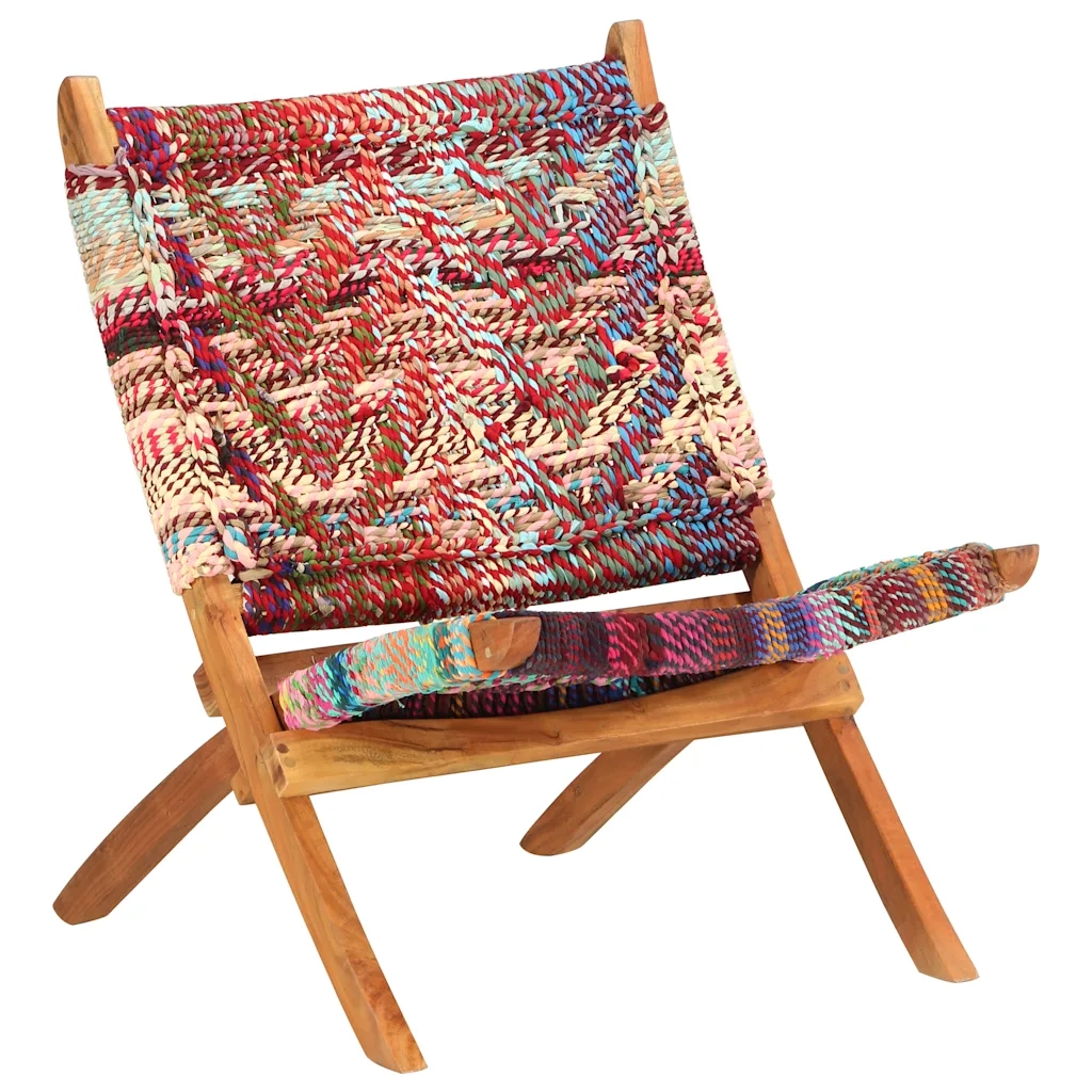 Sedia Chindi Pieghevole Multicolore in Tessuto cod mxl 8712