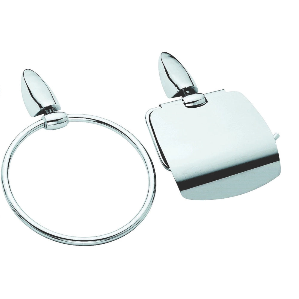 Accessori set bagno serie tac in inox cromato