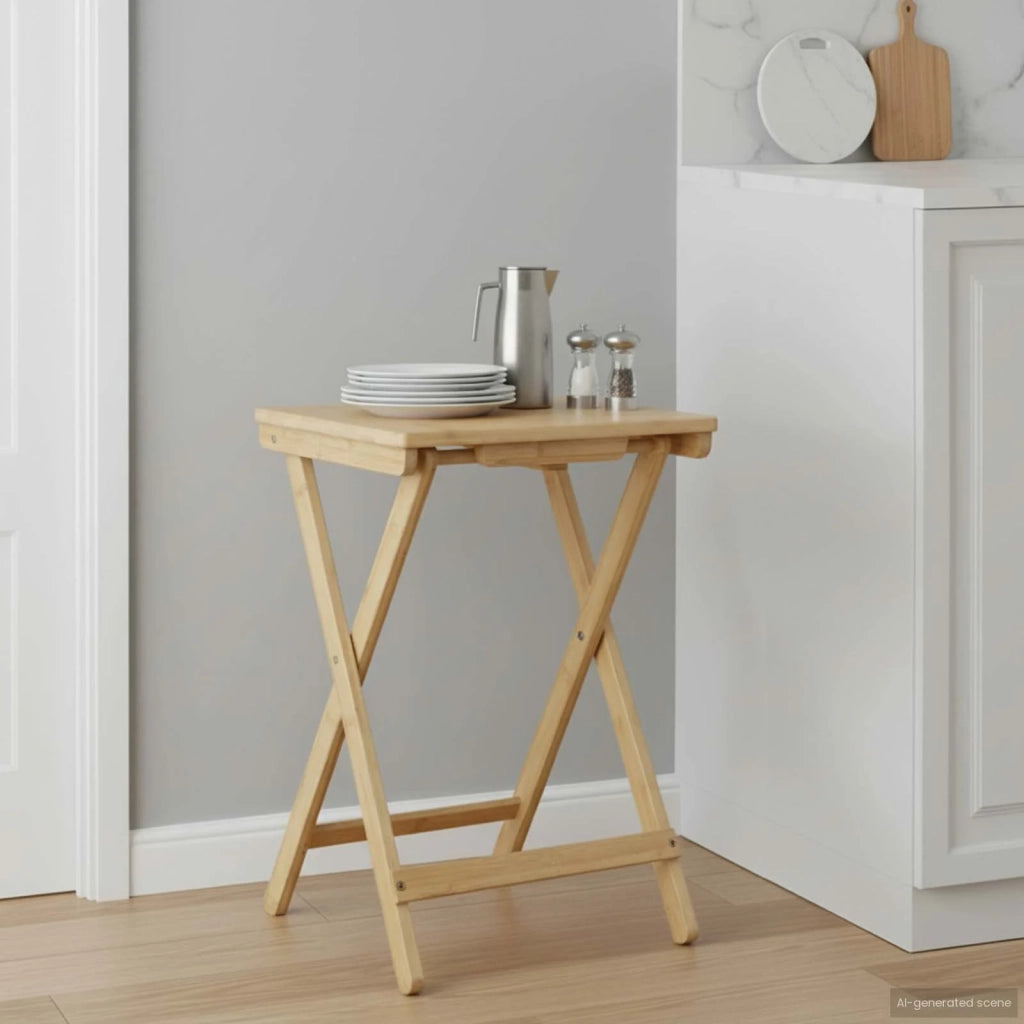 Tavolo da Cucina Naturale 40 x 30 x 53,5 cm Bambù 42028296