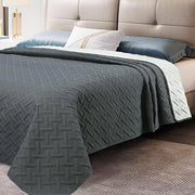 Bedsprei Stile e Soffici con Disegno Geometrico per Camera da Letto o Salotto