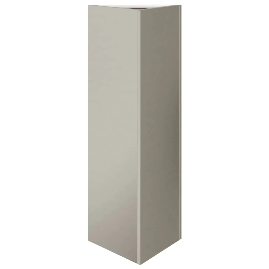 Vaso per fioriera aiuola rialzata piante fiori giardino terrazzi set da 2 triangolari 30 x 26 x 75 cm acciaio corten marrone 02_0039095