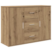 Credenza | Madia | Buffet da pranzo | Armadio da pranzo Rovere Artigianale 90x29,5x65 cm in Legno Multistrato