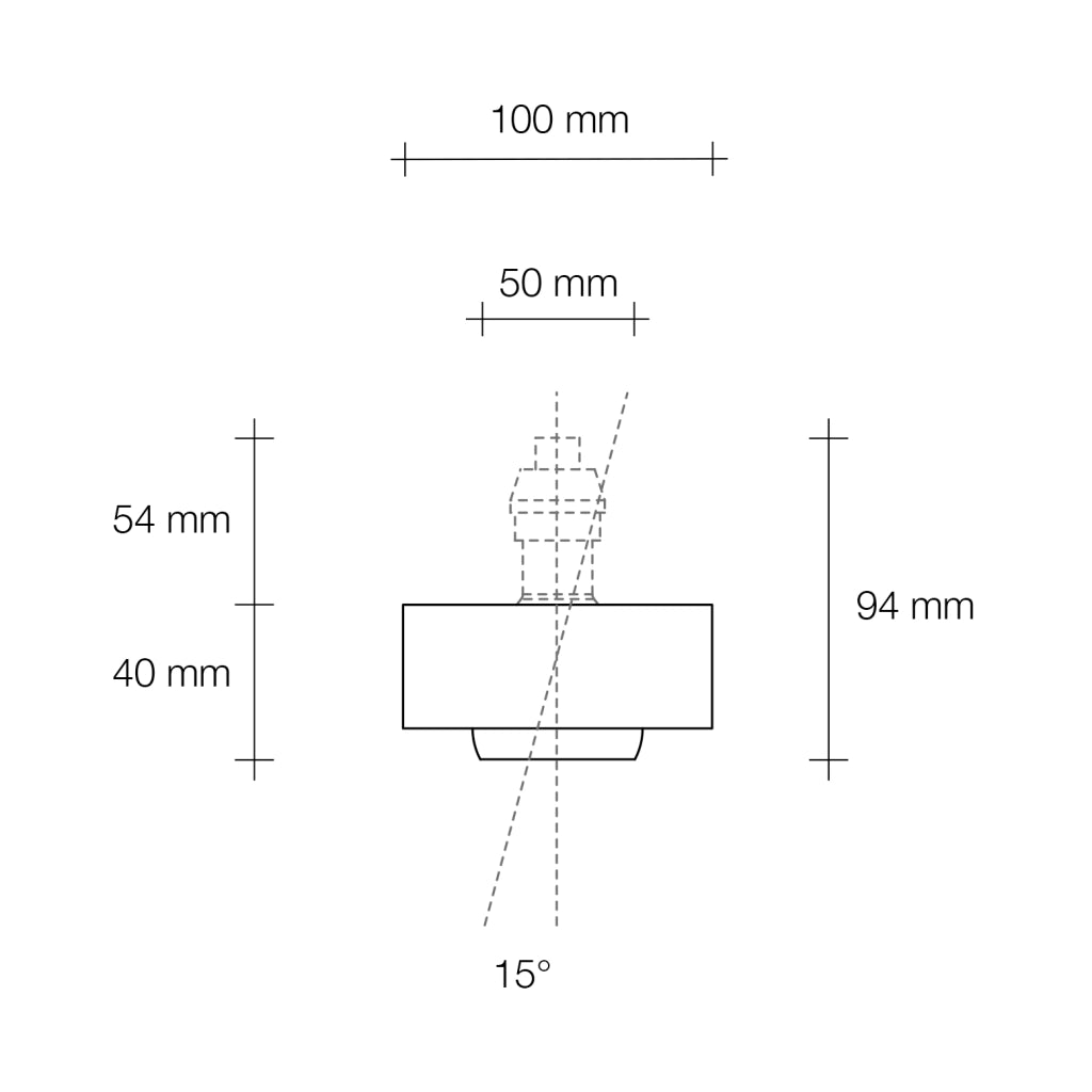 LELANTO faretto Incasso Orientabile 1 Luce Nero attacco GU10 d.5cm