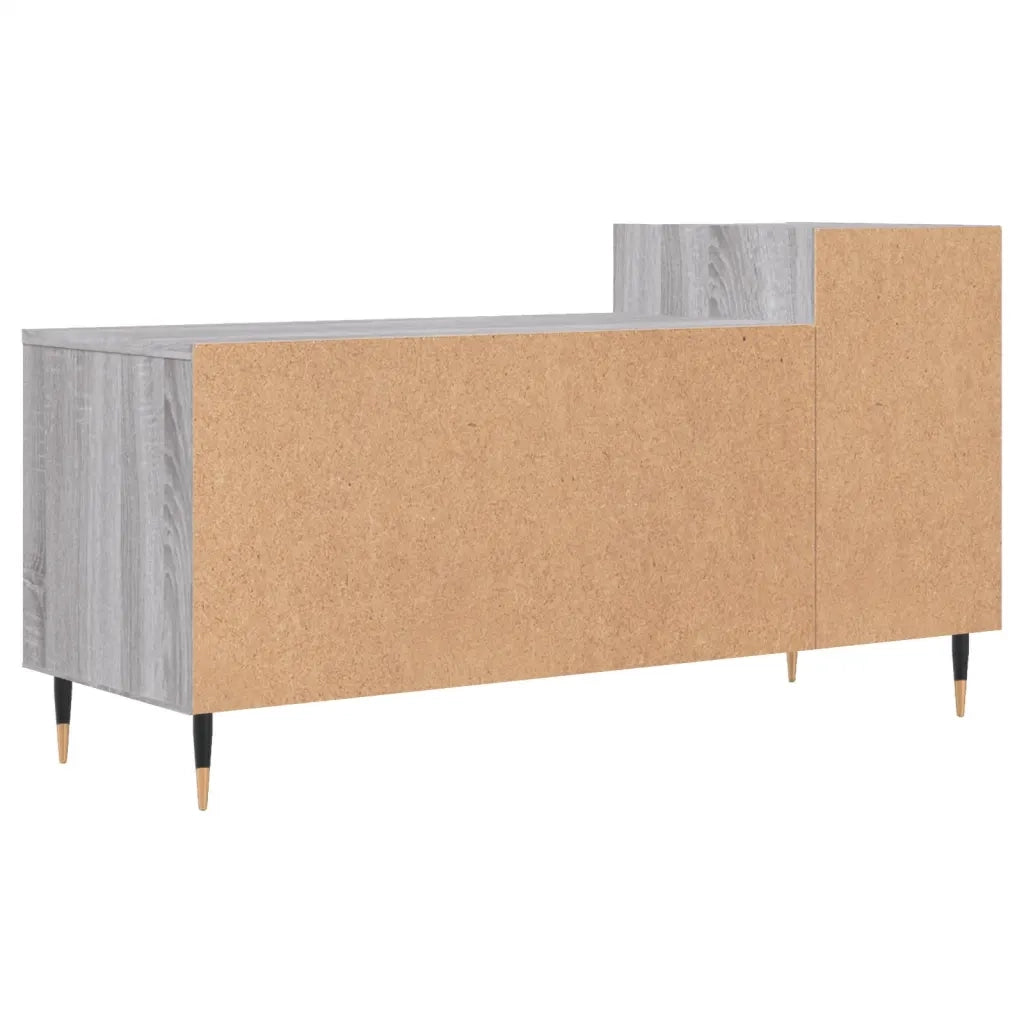 Mobile TV-Credenza TV-Console TV Grigio Sonoma 100x35x55 cm in Legno Multistrato 739197