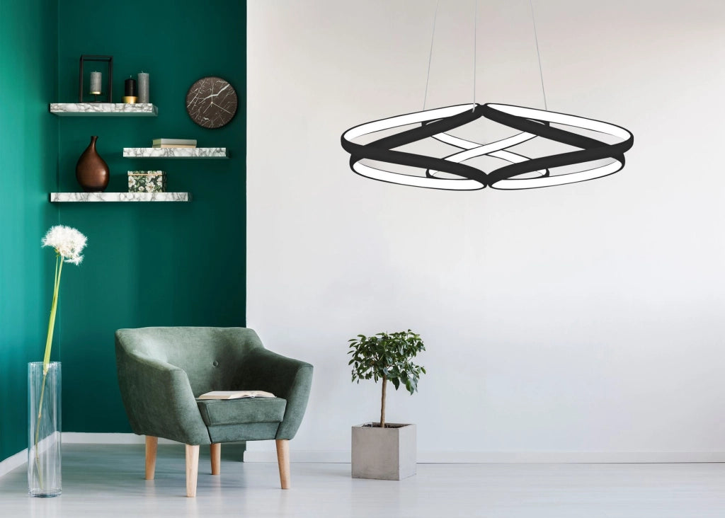 Lampada Led App793-cp Black Flat