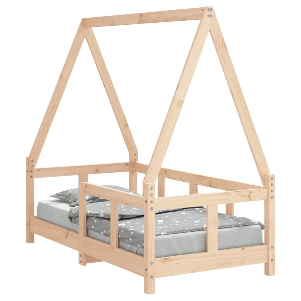 Giroletto per Bambini | Letto Infantile | Lettino 70x140 cm in Legno Massello di Pino