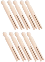 Pannelli di fissaggio per abbigliamento in legno - 10 pezzi - Superficie liscia - Ideali per progetti di fai da te - Sostenibili e pratici - Pannelli di fissaggio per abbigliamento