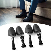 Scollega per Scarpe 8x - Scollega per Scarpe Adattabile 25-32 cm - Supporto per Scarpe - Nero Acciaio/Plastica - Ideale per Casa/Trasporti