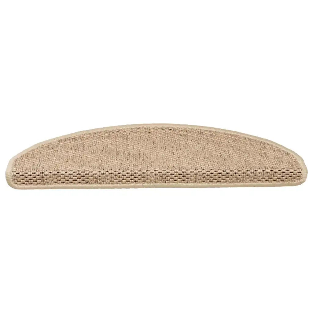 vidaXL Tappeti Autoadesivi Scale Aspetto Sisal 30 pz 65x21x4 cm Sabbia