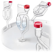 Gorgogliatore di fermentazione KADAX a 2 camere con tappo per vino, birra, damigiana