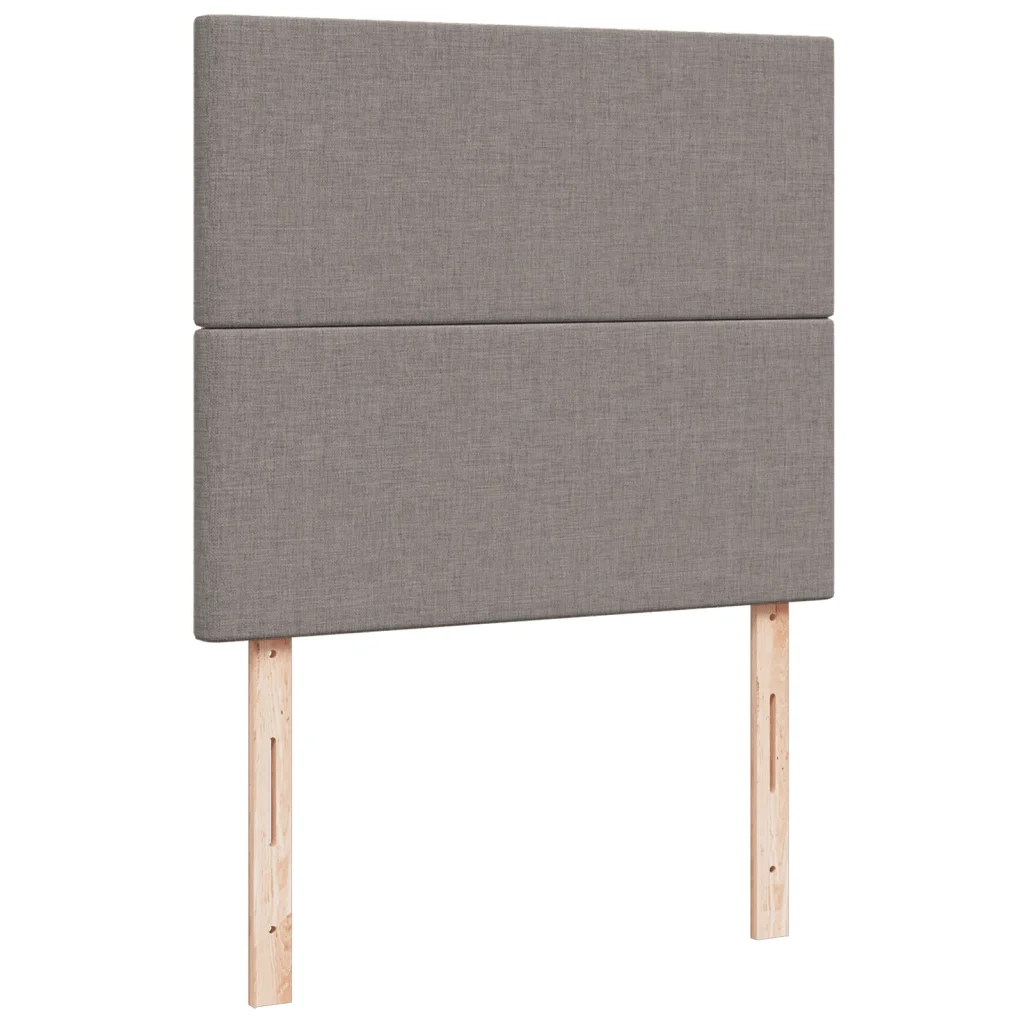 Giroletto a Molle con Materasso Tortora 120x190 cm in Tessuto