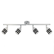 Stecca 4 faretti con vetro max 4X40W G9 Aleyay