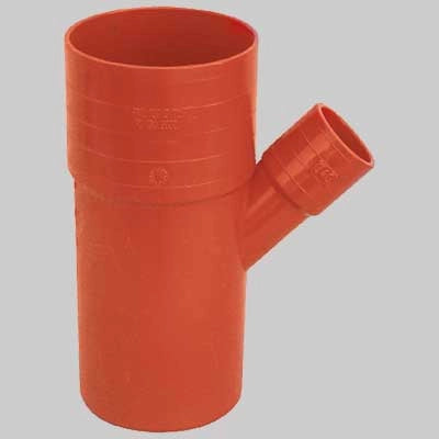 DERIVAZIONE RIDOTTA 45  ° PVC  125 x 100     MADE IN ITALY