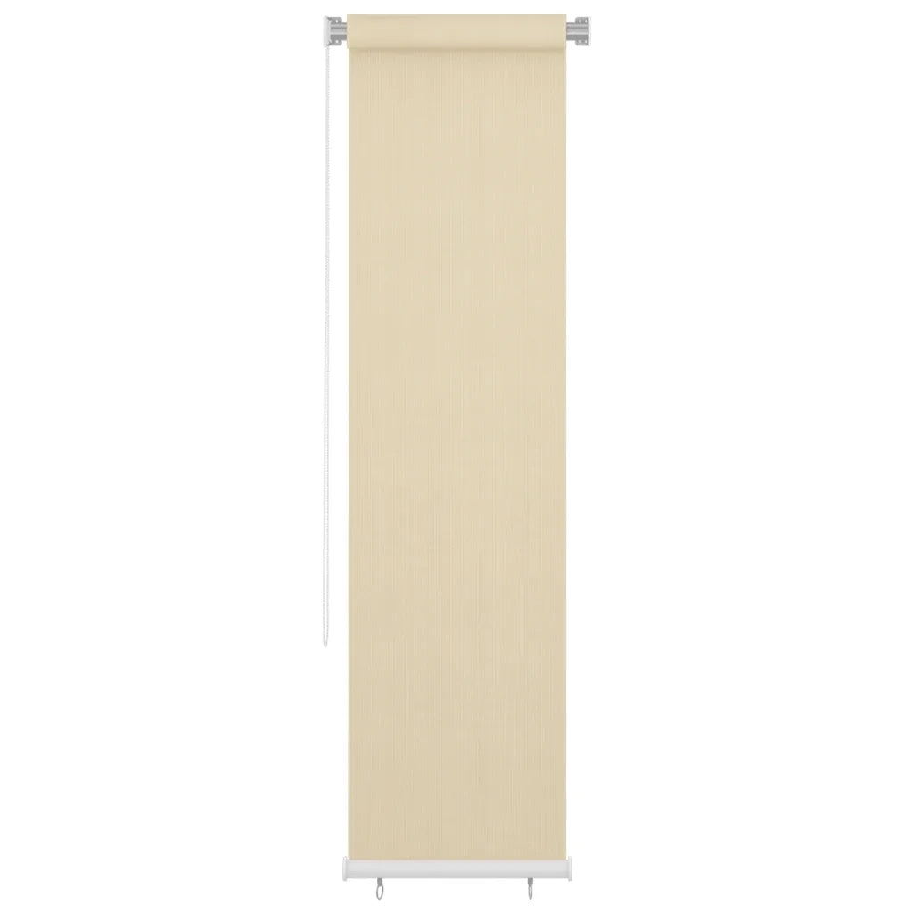 Tenda a Rullo per Esterni Crema 60x230 cm in HDPE 312614