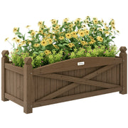 Giardiniera in legno ¨C zephmum ¨C marrone scuro 90x39x37