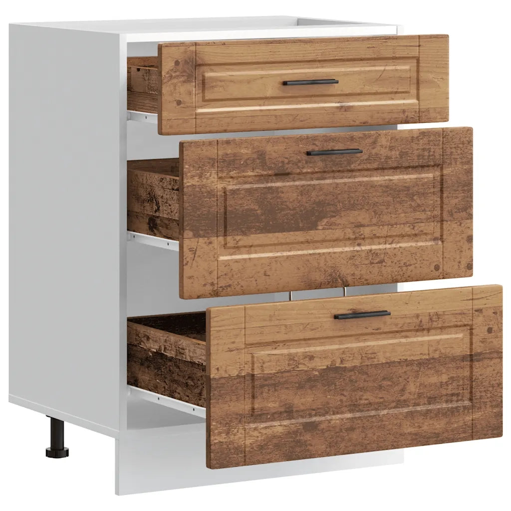 vidaXL Base da Cucina Porto Legno Antico in Legno Multistrato