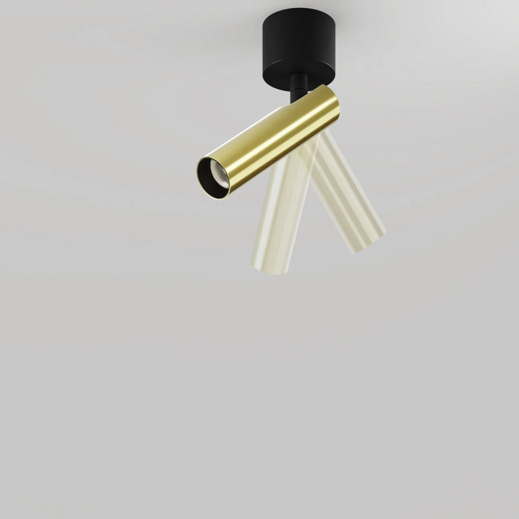 Maytoni Plafoniera moderna Focus T 1 luce LED integrato nera alluminio