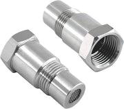 Adattatore di protezione per sensori di ossigeno universale estensore isolatore per veicoli - set da 2 pezzi M18x1,5mm.