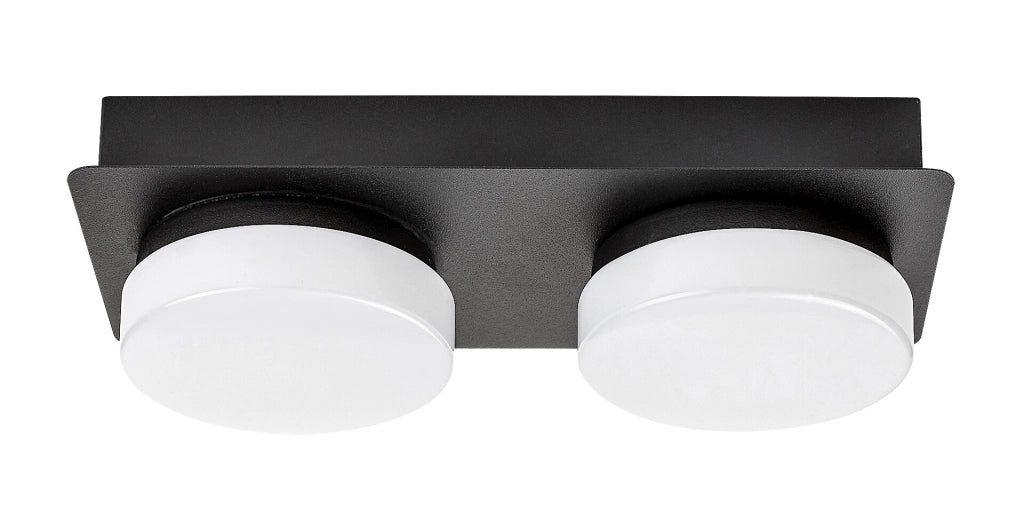 Plafoniera/applique LED 11W 4000K nero opaco Attichus Rabalux