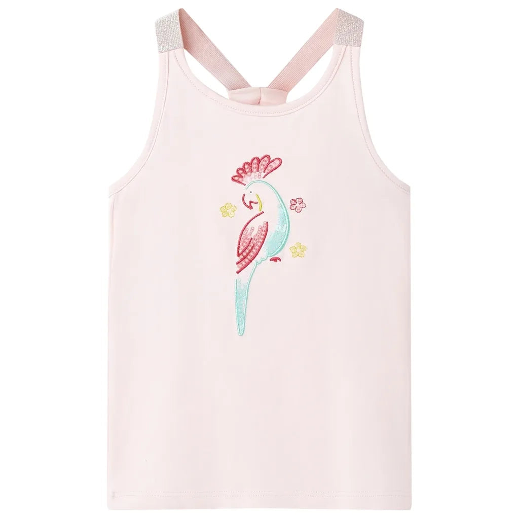 Canotta da Bambina Rosa Tenue 116