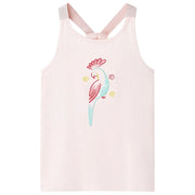 Canotta da Bambina Rosa Tenue 116