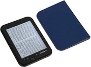 Stampante elettronico portatile 6 pollici e-reader con coperchio in plastica blu - Supporto per cuffie - 29 lingue - Risoluzione display 800x600 - 300 DPI - Nero 8G - Lettore di libri per bambini.