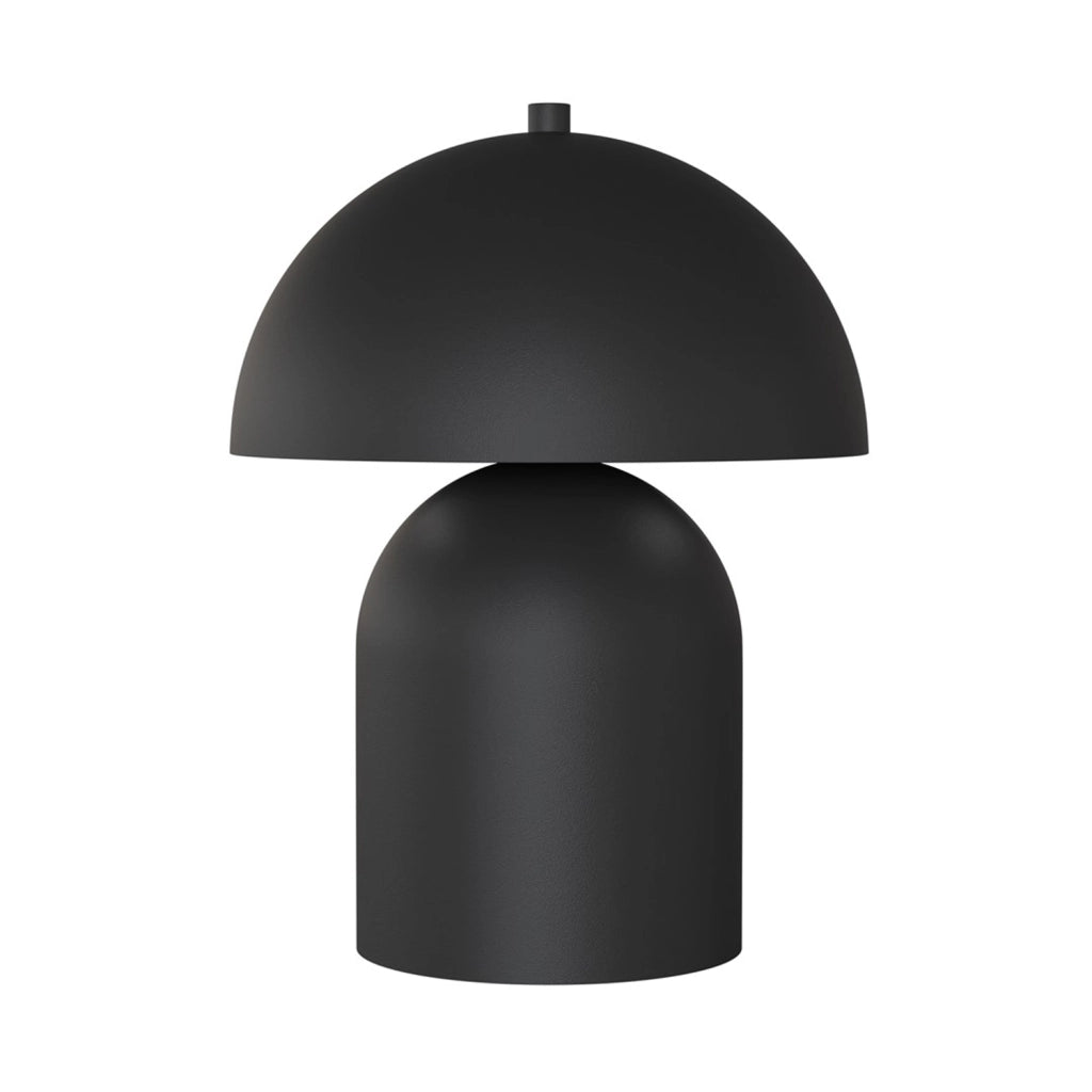 Lampada Da Tavolo Moderna Hera Acciaio Nero 2 Luci G9 Ip20