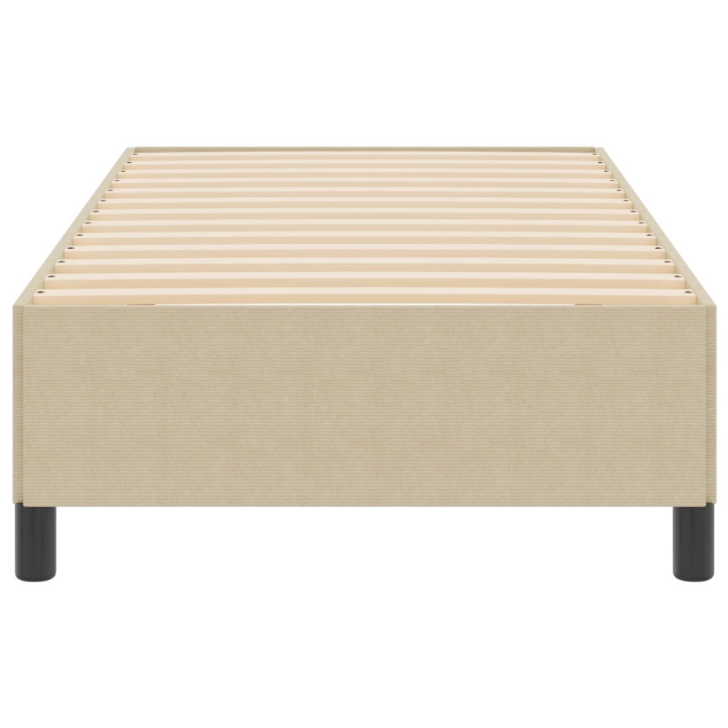 Struttura Letto Verde Chiaro Grigio 80x200 cm in Tessuto CORDURO