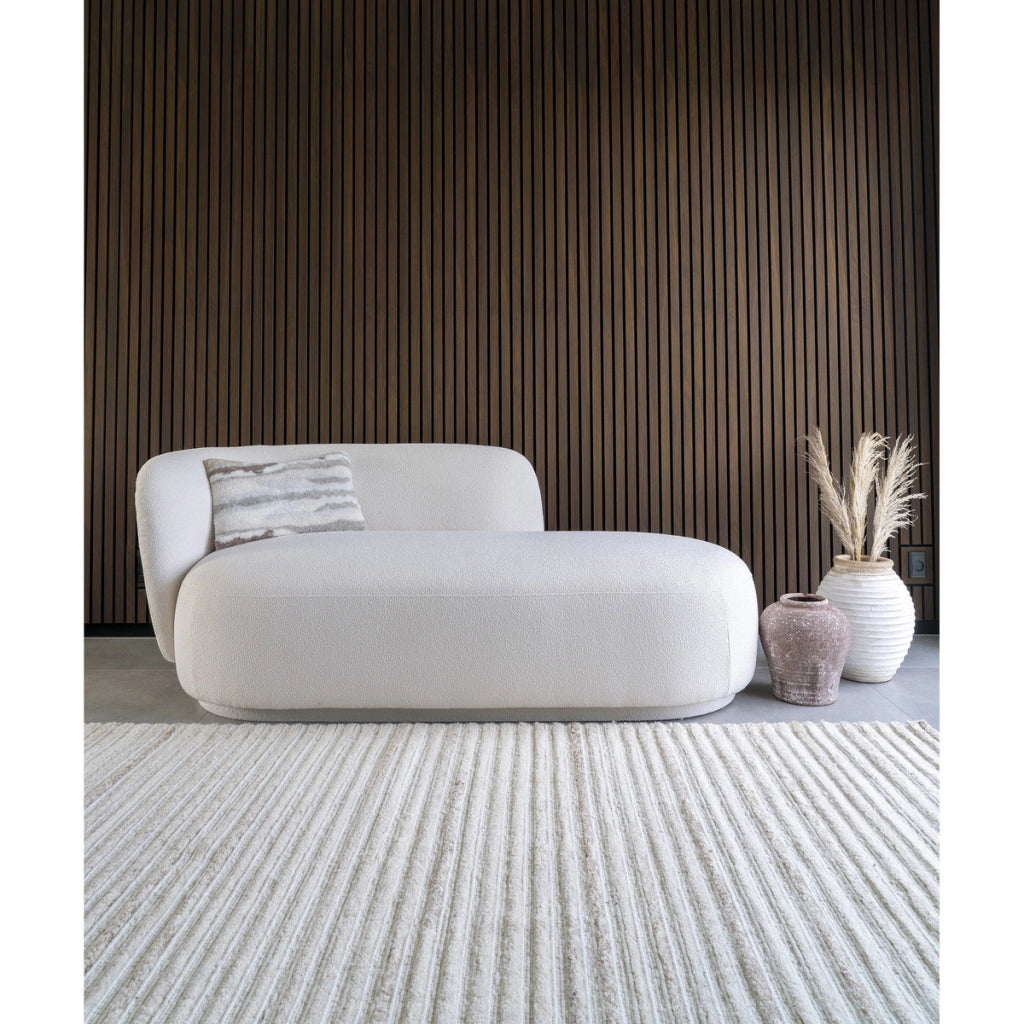 Tappeto Rettangolare Mango, Beige, Lana, 230x160x1 cm