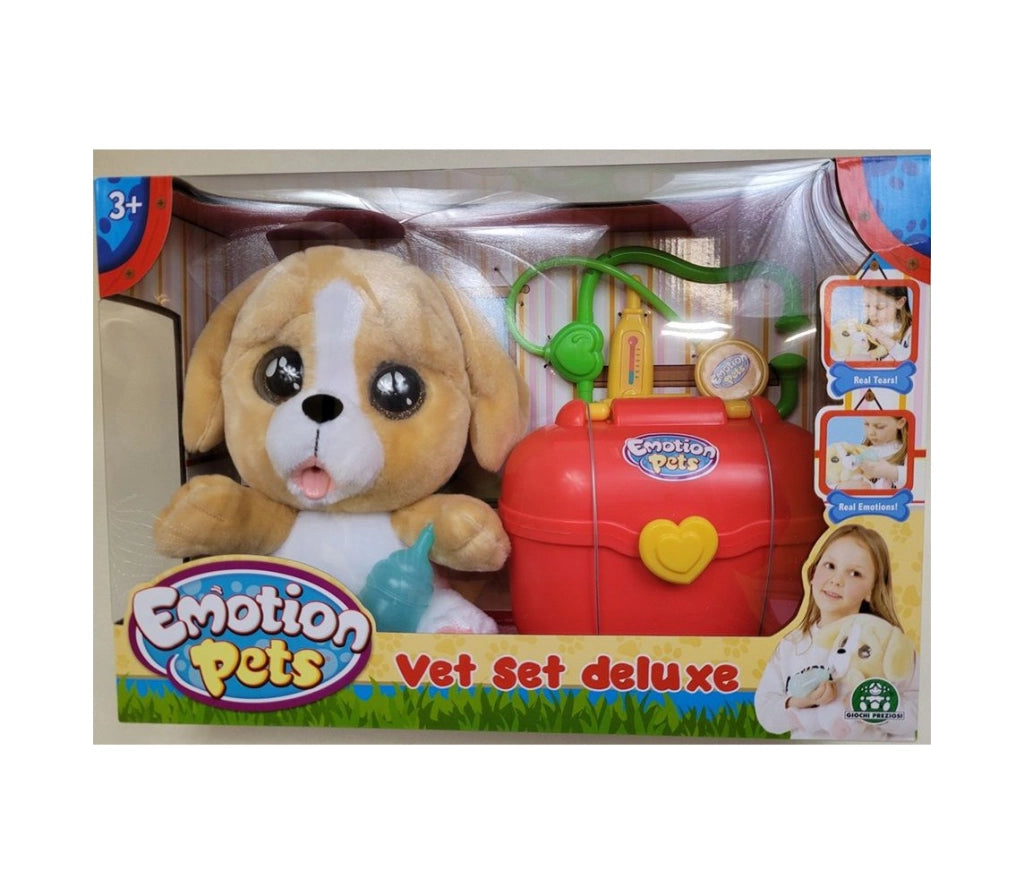 Cucciolo interattivo Emotion Pets Vet Set deluxe, Giochi Preziosi, Eta  3+