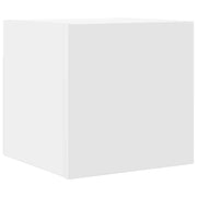 Mobile TV multimediale scaffale TV mobile TV credenza TV per sala da pranzo soggiorno camera da letto montaggio a parete 30,5 x 30 x 30 cm bianco 02_0027753