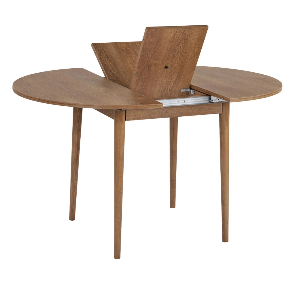 Bee, Tavolo Allungabile Allungabile, 100x100x75h cm Marrone Quercia