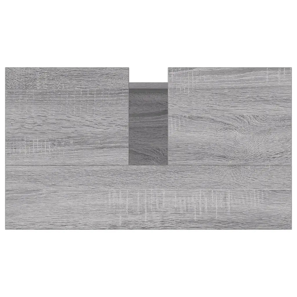 Mobile da Bagno Grigio Sonoma 58x33x60 cm in Legno Multistrato 831586